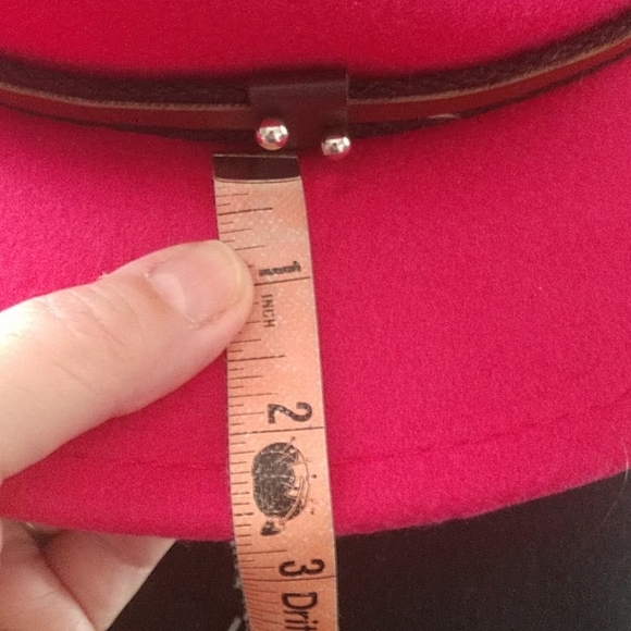 New Pink Unisex Western Cowboy Outback Boho Hat with Steer Head Tie Band - Picture 13 of 13